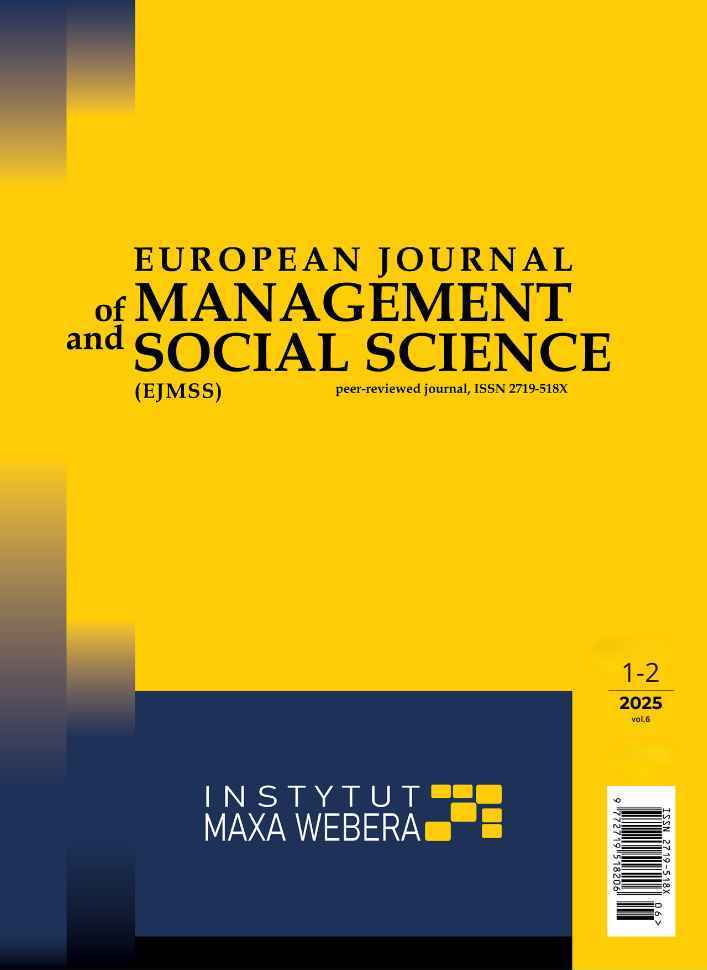 					Pokaż  Tom 6 Nr 1-2 (2025): European Journal of Management and Social Science
				